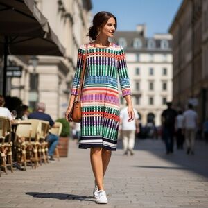 Eliza J Multicolor Sheath Dress